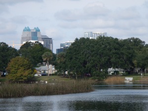 Just around the corner is Lake Davis with this view of downtown